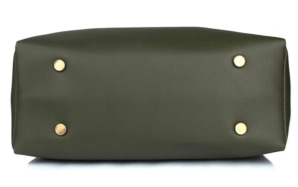 Udyamsales Women's stylish Handbags(1LR-bib) Green - Image 4
