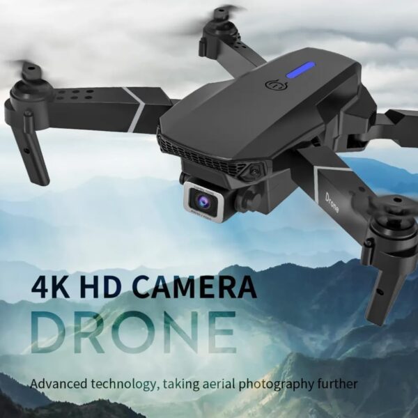Drone with 4k Camera Foldable 1080P E88 HD Drone with FPV Live Video, Smart Gestures Selfie, Altitude Hold, One Key Take Off/Landing, 3D Series Flips, Aerial Code Photography for Kids and Adults. - Image 4