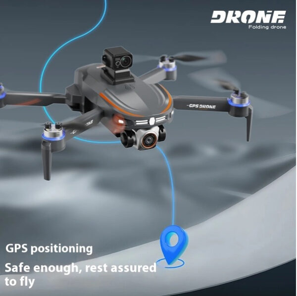 S28 GPS Brushless Drone with EIS HD Camera, Intelligent Obstacle Avoidance, and 360° Flip Stunt – Triple Camera, Long Battery, LED Lights - Image 3