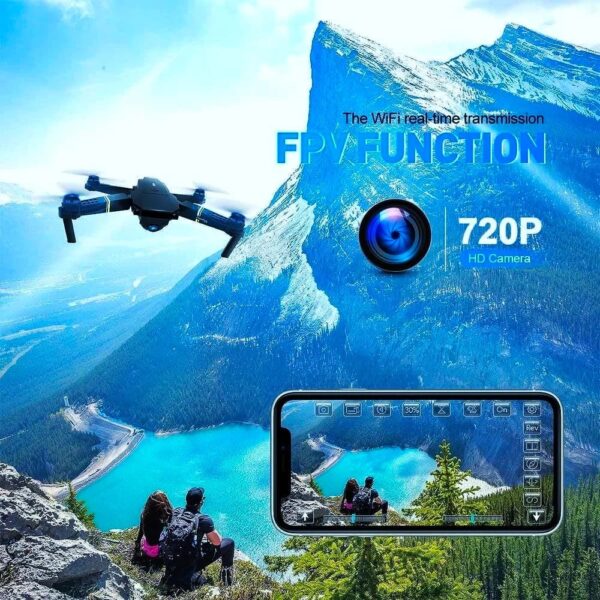 998 Pro Max Foldable Camera Drone ,2 Battery - Image 3